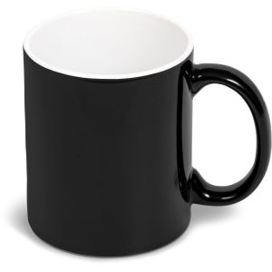 Black Coffee Mug 330ml | Branded Ceramic Mugs South Africa