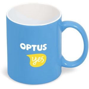Cyan Coffee Mug – 330ml Custom Branded Ceramic Mug South Africa