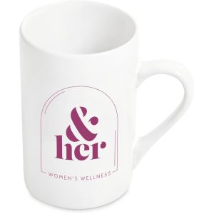 330ML WHITE CERAMIC COFFEE MUGS – BULK BRANDED | CORPORATE PROMO MUGS SOUTH AFRICA